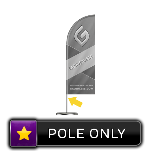 Double Sided Outdoor Flag 10' - Replacement Pole