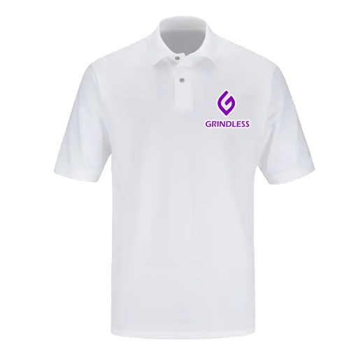 Embroidered Polo Shirt - Mens / Medium / White