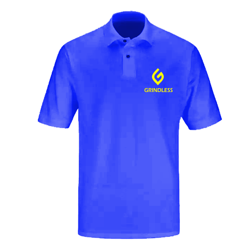 Embroidered Polo Shirt - Mens / Large / Royal Blue
