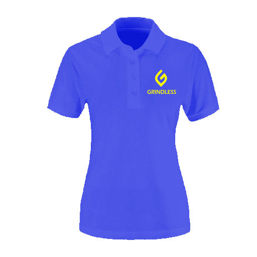 Embroidered Polo Shirt - Womens / Small / Royal Blue