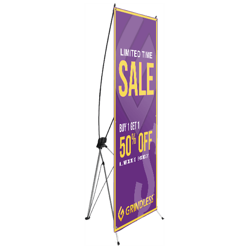 Vinyl Freestanding Banner - 2.5' x 4'